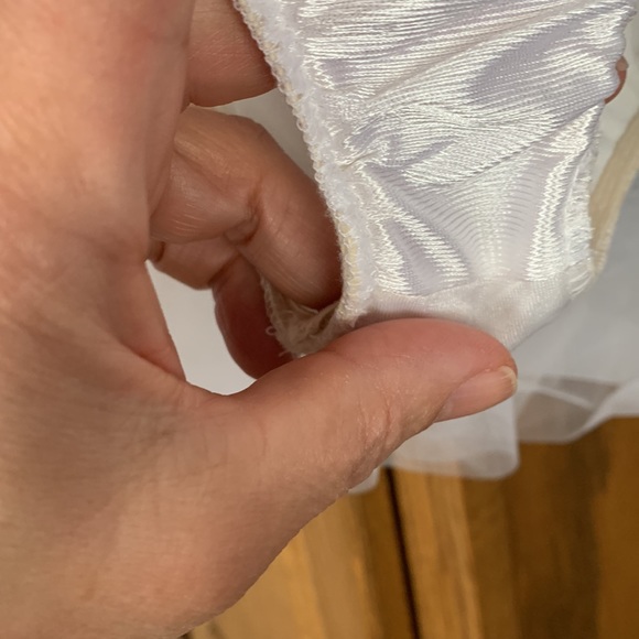 EUC ROYAL BLUE AND WHITE POLKA DOT SATIN AND TULLE BALLERINA DANCE COSTUME 6C - Picture 5 of 11